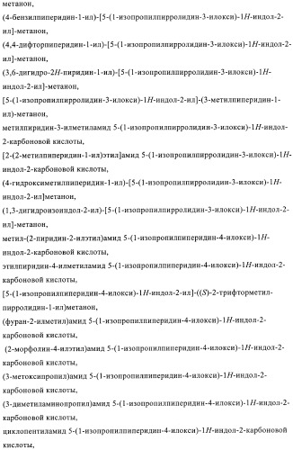 Производные индола в качестве антагонистов гистаминовых рецепторов (патент 2382778)