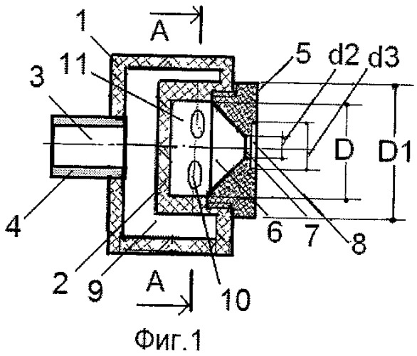 Центробежная широкофакельная форсунка (патент 2441708)
