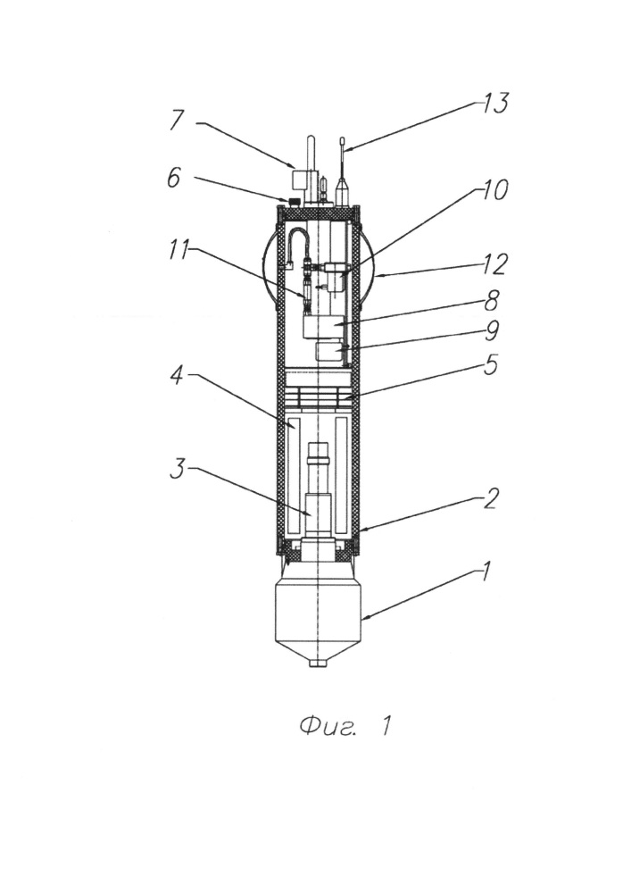 Подводный лебедочный зонд (патент 2642677)