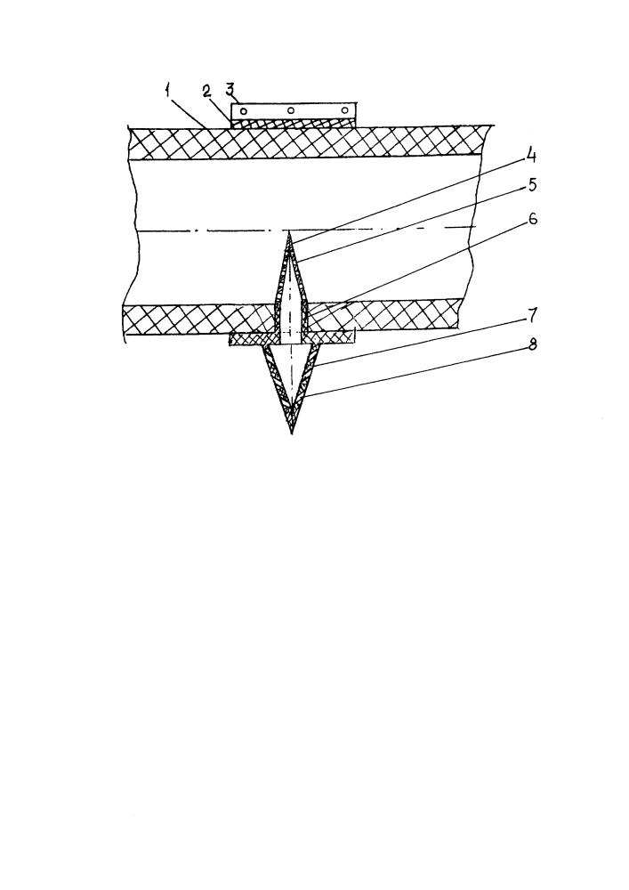 Водовыпуск гибкого поливного трубопровода системы капельного орошения (патент 2628935)