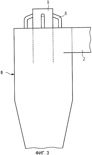 Циклон с входным патрубком-сепаратором и обводными трубами для отвода мелких частиц (патент 2415718)