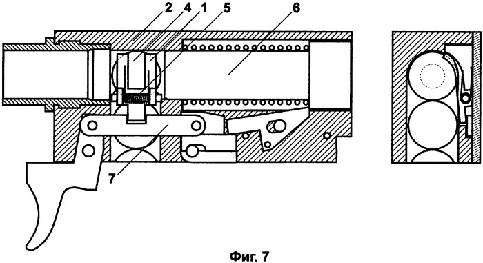 Система механической блокировки стрельбы при нарушении цикла выстрела (патент 2537202)