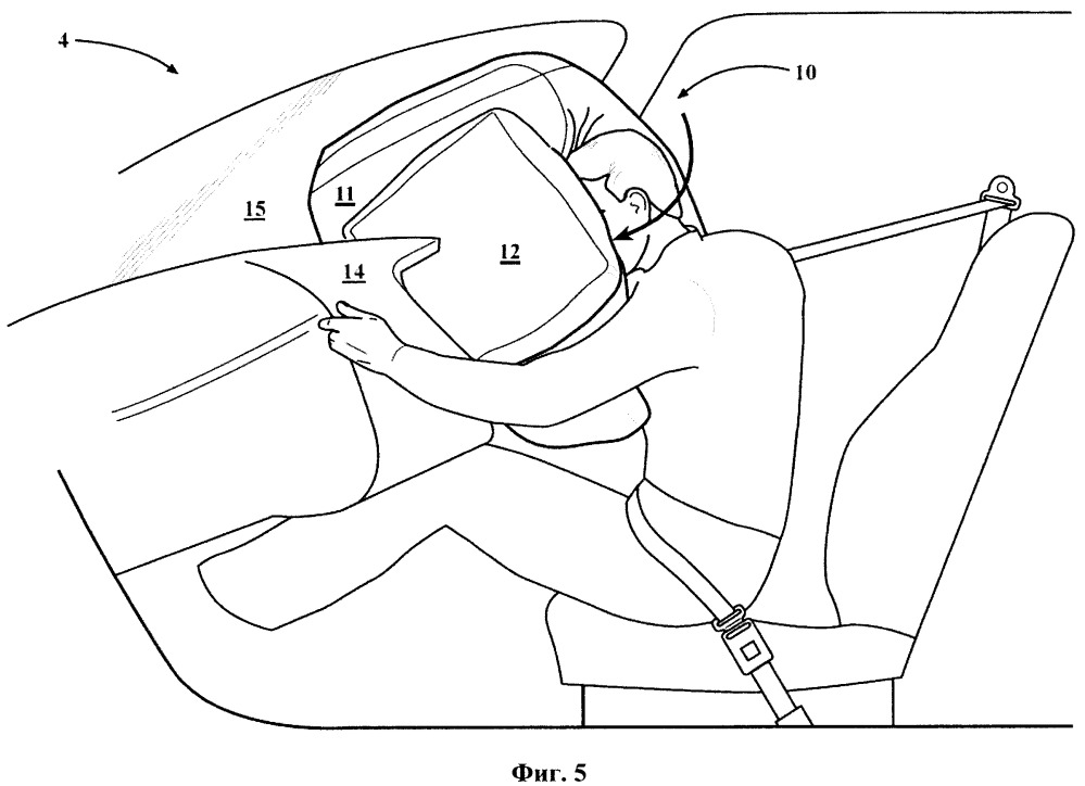 Подушка безопасности для транспортного средства (патент 2658534)