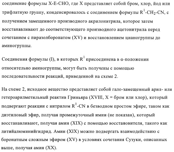 Производные пиразола в качестве модуляторов протеинкиназы (патент 2419612)