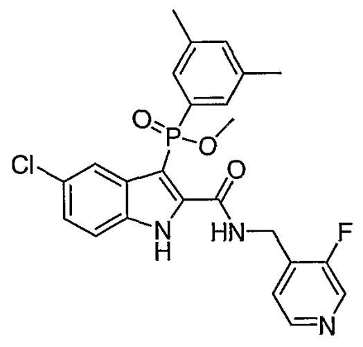 Фосфоиндолы как ингибиторы вич (патент 2393163)