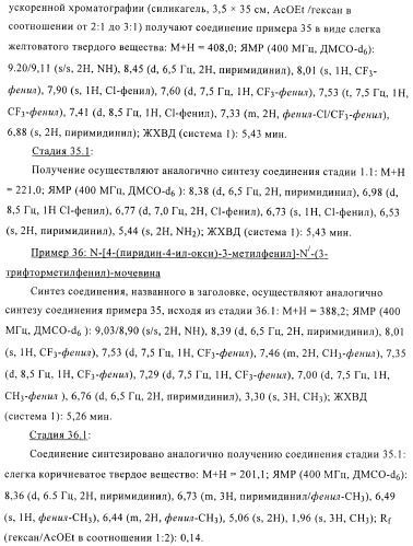 Производные диарилмочевины, применяемые для лечения зависимых от протеинкиназ болезней (патент 2369605)