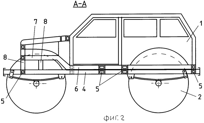 Способ изготовления автомобиля высокой проходимости (варианты) (патент 2314937)