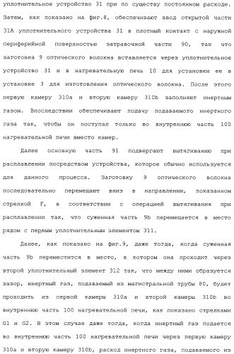 Установка для изготовления оптического волокна и способ изготовления оптического волокна (патент 2482078)