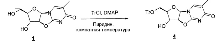 Синтез  -l-2&#39;-дезоксинуклеозидов (патент 2361875)