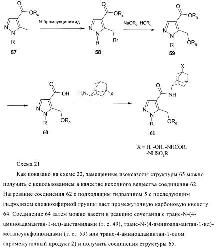 Пиразолы в качестве ингибиторов 11-бета-hsd-1 (патент 2402517)