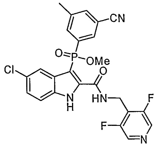 Фосфоиндолы как ингибиторы вич (патент 2393163)