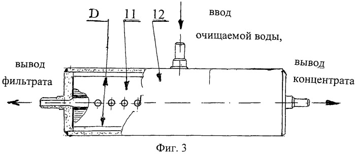 Мембранный фильтрующий элемент рулонного типа для очистки воды в бытовых условиях (патент 2526995)