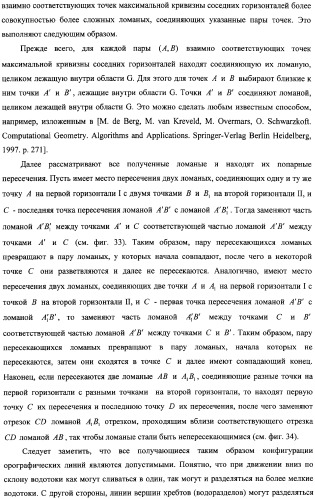 Способ распознавания форм рельефа местности по картине горизонталей (патент 2308086)