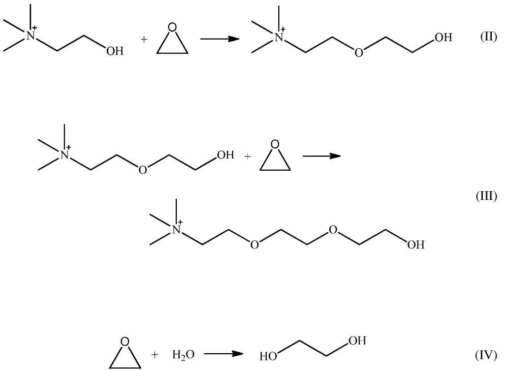 Способ получения гидроксида холина из триметиламина и этиленоксида (патент 2641815)