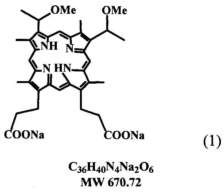 Способ получения динатриевой соли 2,4-ди(1-метоксиэтил)дейтеропорфирина-ix (димегина) (патент 2647588)