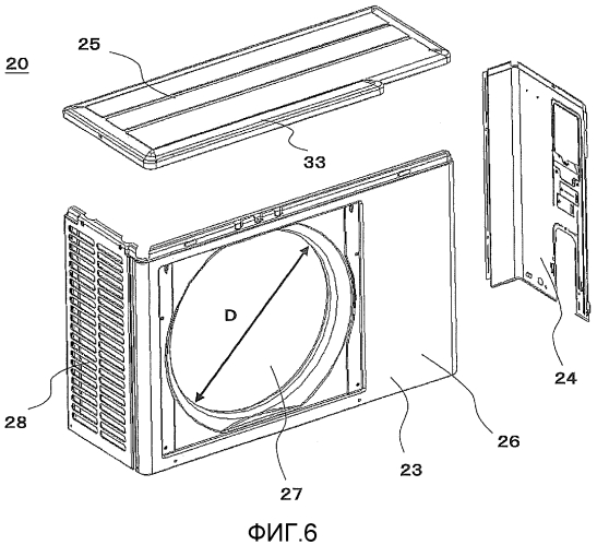 Наружный блок для устройства кондиционирования воздуха (патент 2568182)
