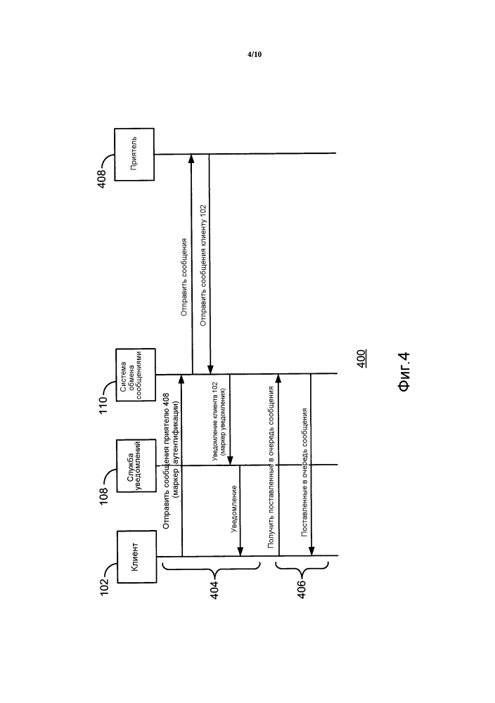 Обмен сообщениями для основанных на уведомлениях клиентов (патент 2599961)