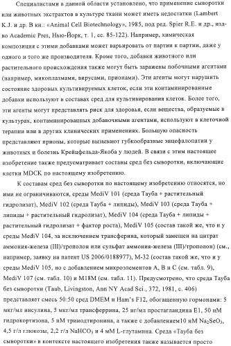 Линии клеток почки собаки майдин-дэрби (mdck), поддерживающие рост вирусов до высоких титров, и способ применения этих клеток в биореакторе (патент 2487935)