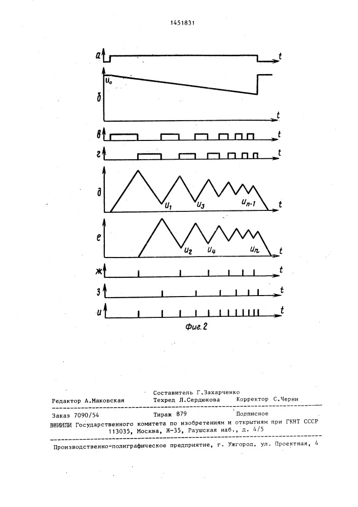 Формирователь частотно-модулированных сигналов (патент 1451831)