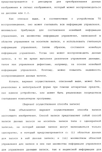 Носитель записи типа с однократной записью, устройство записи и его способ, устройство воспроизведения и его способ и компьютерная программа (патент 2349974)