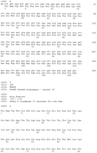 Новый птичий астровирус (патент 2547589)