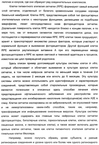 Соединения, представляющие собой стиролильные производные, для лечения офтальмических заболеваний и расстройств (патент 2494089)