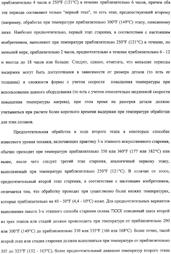 Продукты из алюминиевого сплава и способ искусственного старения (патент 2329330)