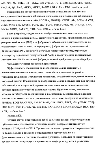 Соединения и композиции 5-(4-(галогеналкокси)фенил)пиримидин-2-амина в качестве ингибиторов киназ (патент 2455288)