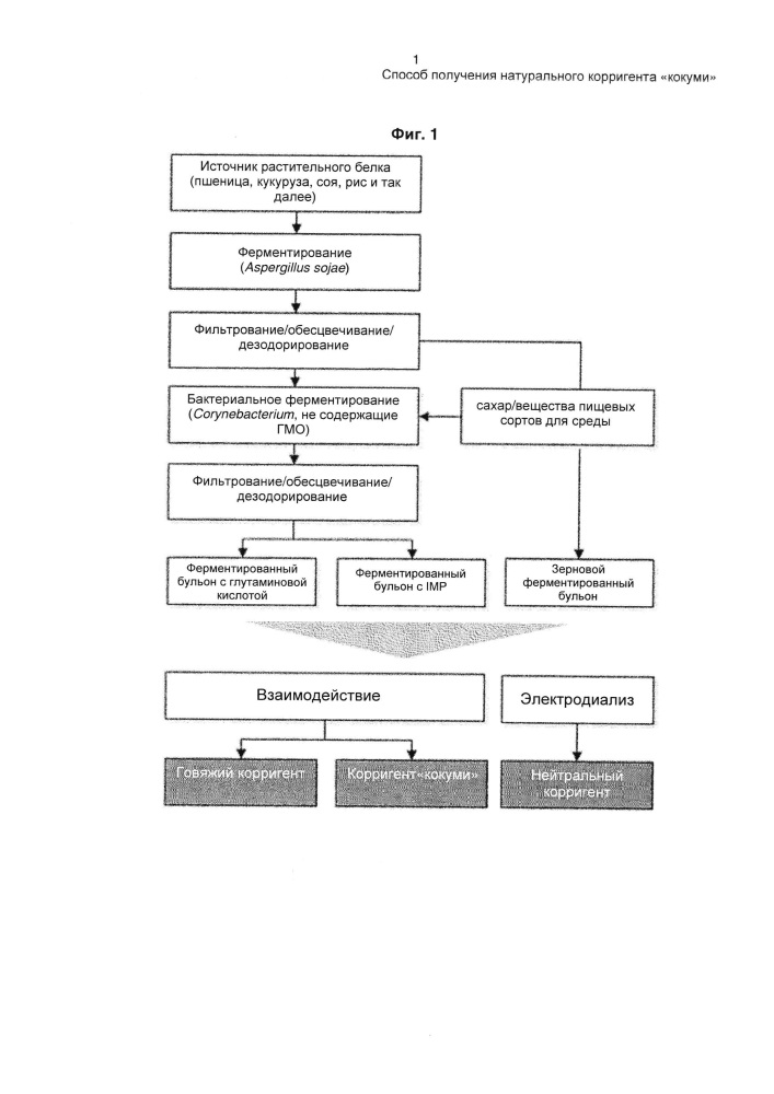 Способ получения натурального корригента "кокуми" (патент 2637320)