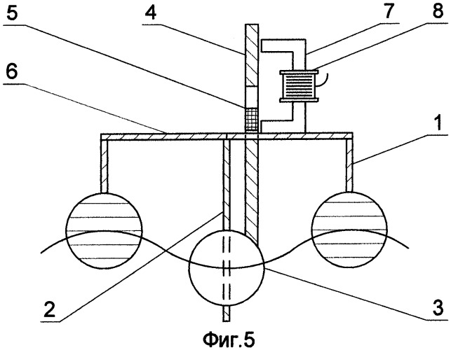 Электрогенератор гидроволновой штоковый сердечниковый (патент 2413868)