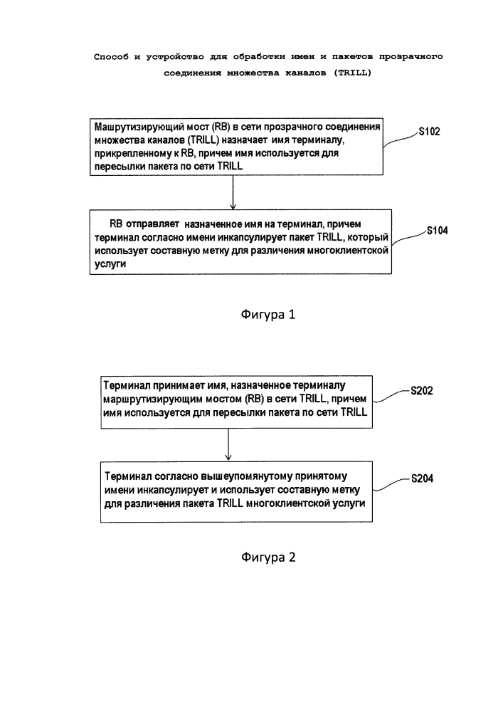 Способ и устройство для обработки имен и пакетов прозрачного соединения множества каналов (trill) (патент 2614856)