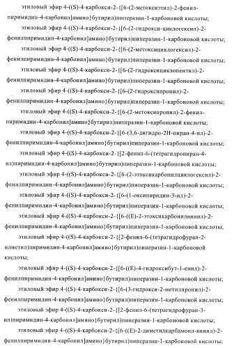 Производные пиримидина и их применение в качестве антагонистов рецептора p2y12 (патент 2410393)