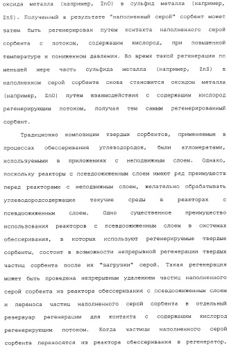 Система для обессеривания с механизмом переноса сорбента (патент 2312885)
