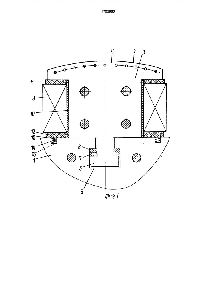 Ротор синхронной явнополюсной электрической машины (патент 1705960)