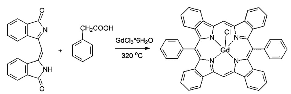 Способ получения комплексов лантаноидов с 5, 15-дифенилтетрабензопорфином (патент 2622292)