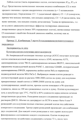 Комбинации терапевтических агентов для лечения рака (патент 2400232)