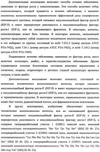 Связывающие протеины, специфичные по отношению к инсулин-подобным факторам роста, и их использование (патент 2492185)