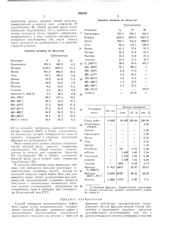 Способ конверсии (патент 399143)