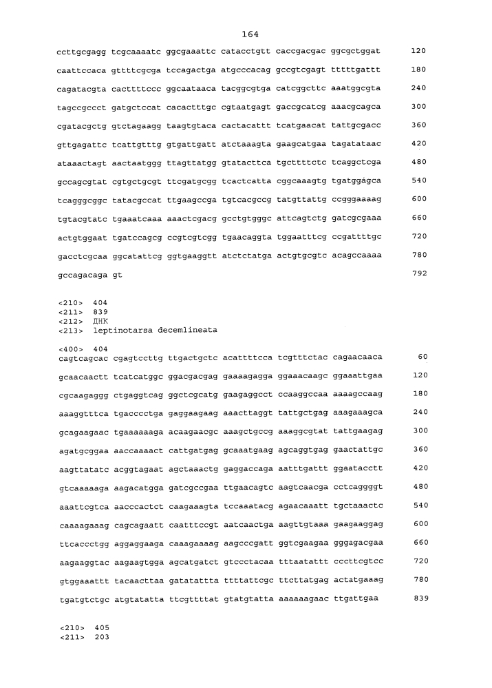 Подавление экспрессии генов у насекомых-вредителей (патент 2619219)