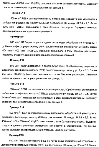 Композиции натурального интенсивного подсластителя с улучшенным временным параметром и(или) корригирующим параметром, способы их приготовления и их применения (патент 2459434)