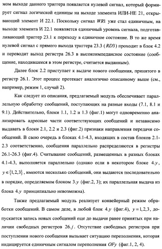 Коммутационный модуль с параллельно-конвейерной обработкой и вещанием сообщений (патент 2360283)