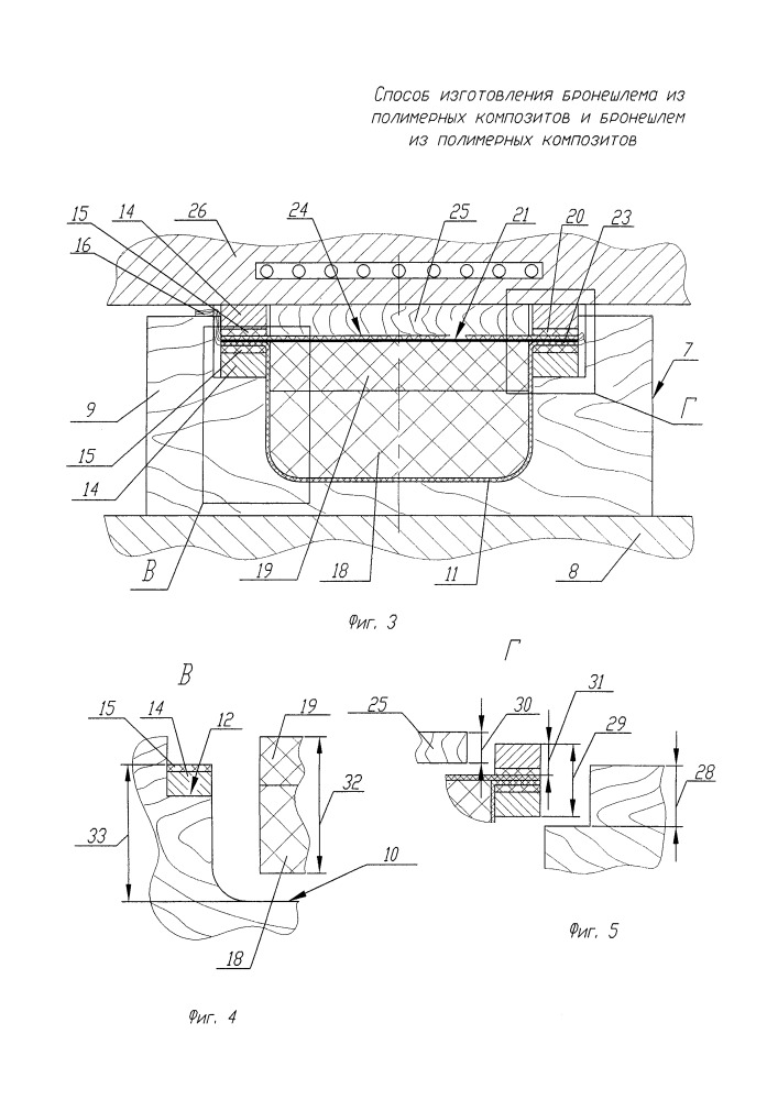 Способ изготовления бронешлема из полимерных композитов и бронешлем из полимерных композитов (патент 2661593)