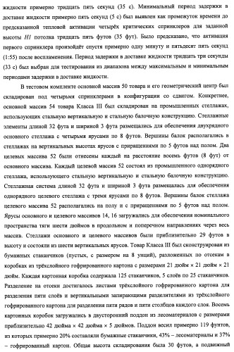 Потолочные сухие спринклерные системы и способы пожаротушения в складских помещениях (патент 2430762)