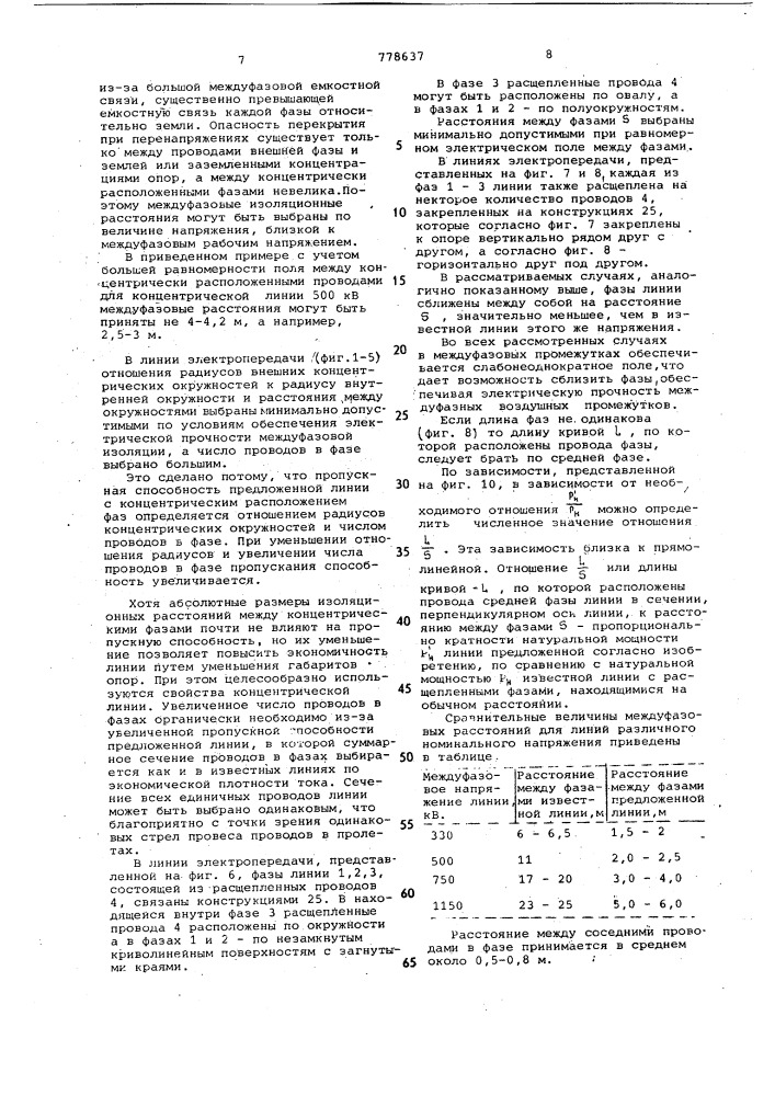 Воздушная линия электропередачи (патент 778637)