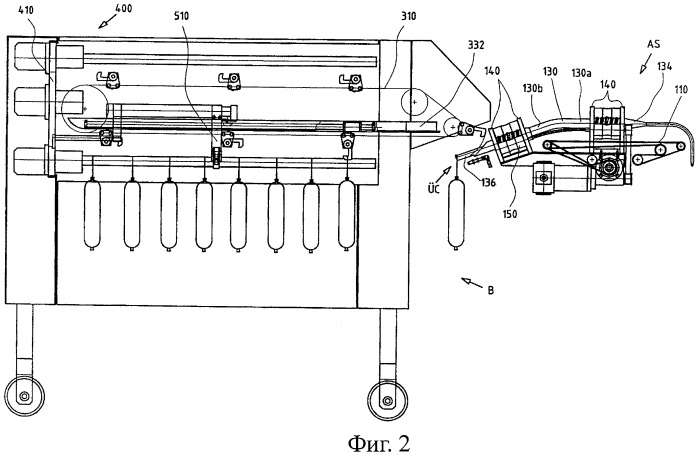 Способ управления поточной линией, поточная линия для изготовления колбасообразных продуктов, клипсатор для поточной линии и загрузочная машина для поточной линии (патент 2438333)