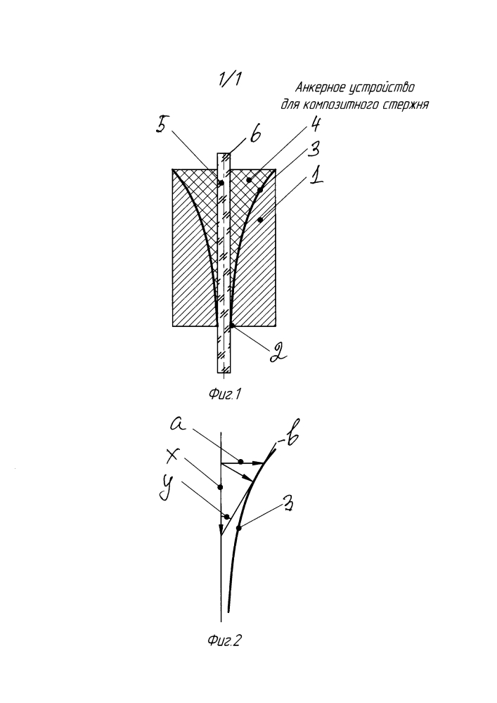 Анкерное устройство для композитного стержня (патент 2615555)