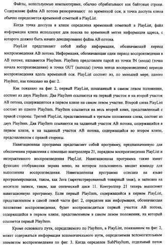 Устройство воспроизведения, способ воспроизведения, программа, носитель данных программы, система поставки данных, структура данных и способ изготовления носителя записи (патент 2414013)