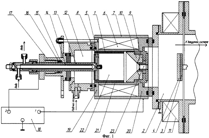 Устройство для нанесения нанокластерного покрытия (патент 2362838)