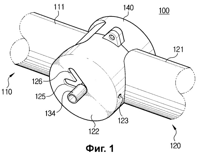 Удлинительная труба с шарниром, предназначенная для пылесоса (варианты) (патент 2261646)