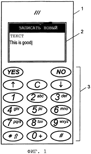 Ввод текста в электронное устройство связи (патент 2316040)